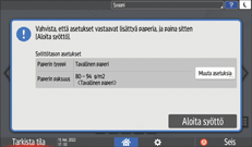 Käyttöpaneelin näyttö