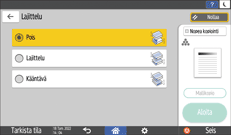 Käyttöpaneelin näyttö