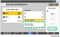 Käyttöpaneelin näyttö
