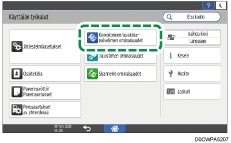 Käyttöpaneelin näyttö