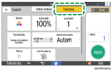Käyttöpaneelin näyttö