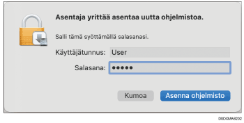 Kuva ohjaimen näytöstä