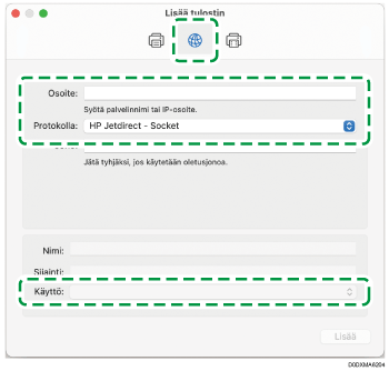 Kuva ohjaimen näytöstä