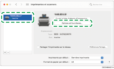Illustration de l'écran Pilote