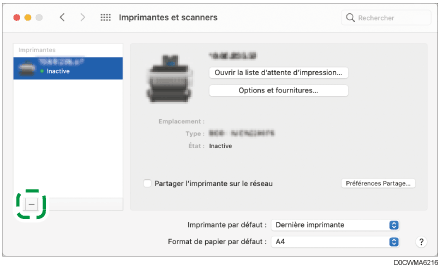 Illustration de l'écran Pilote