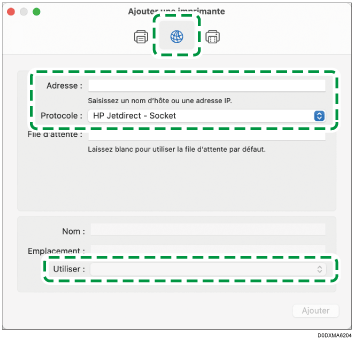 Illustration de l'écran Pilote