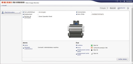 Illustration de l’écran du navigateur Web