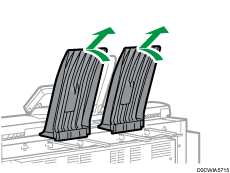 Illustration des empileuses pour originaux