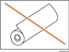 Illustration du rouleau de papier