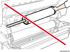 Illustration de l'emplacement d'alimentation papier