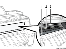 Illustration avec légendes numérotées du capot avant