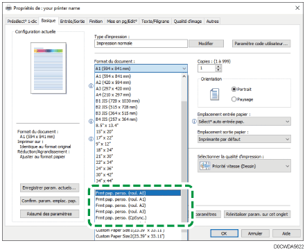 Illustration de l'écran Pilote