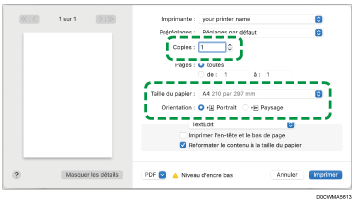 Illustration de l'écran Pilote