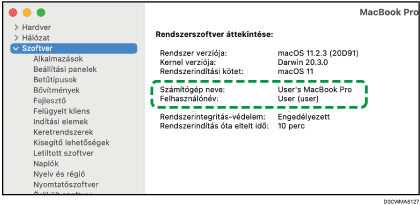 Operációs rendszer képernyőjének illusztrációja