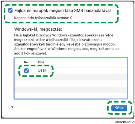 Operációs rendszer képernyőjének illusztrációja