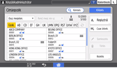 A kezelőpanel ismertetése