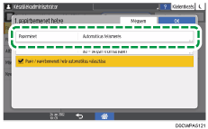 A kezelőpanel ismertetése