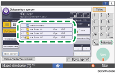 A kezelőpanel ismertetése