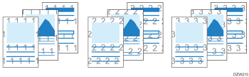 Illustrazione della numerazione di sfondo