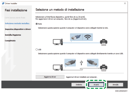 Immagine programma di installazione