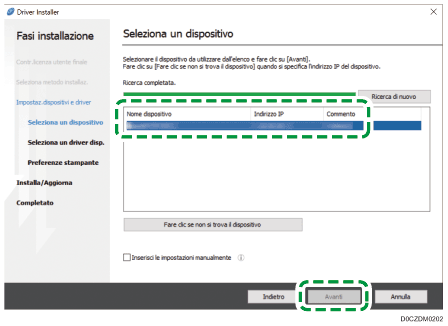 Immagine programma di installazione