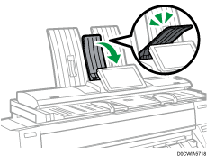 Illustrazione del supporto impilatore