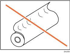 Illustrazione del rotolo di carta