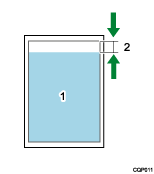 Illustrazione del margine superiore