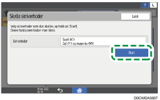 Illustrasjon av betjeningspanelet
