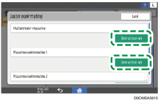 Illustrasjon av betjeningspanelet