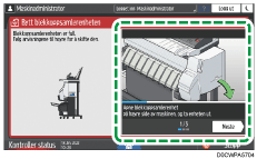 Illustrasjon av betjeningspanelet