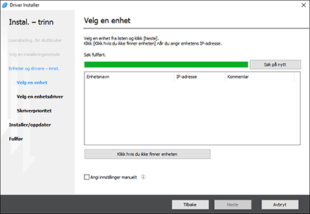 Illustrasjon av driverinstallasjon