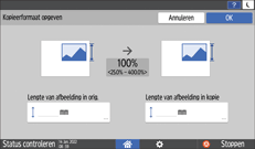 Afbeelding van bedieningspaneel