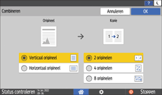 Afbeelding van bedieningspaneel
