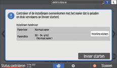 Afbeelding van bedieningspaneel