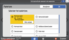 Afbeelding van bedieningspaneel