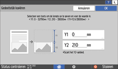 Afbeelding van bedieningspaneel