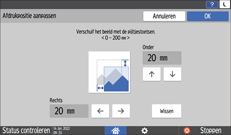 Afbeelding van bedieningspaneel