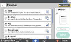 Afbeelding van bedieningspaneel