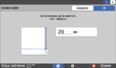 Afbeelding van bedieningspaneel