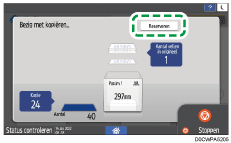 Afbeelding van bedieningspaneel