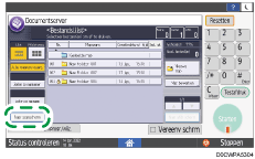 Afbeelding van bedieningspaneel