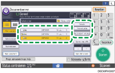 Afbeelding van bedieningspaneel