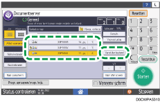 Afbeelding van bedieningspaneel