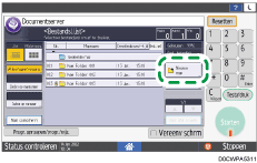 Afbeelding van bedieningspaneel
