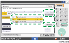 Afbeelding van bedieningspaneel