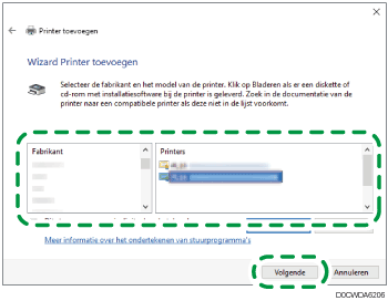 Illustratie stuurprogrammascherm