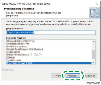 Illustratie stuurprogrammascherm