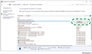 Illustratie stuurprogrammascherm