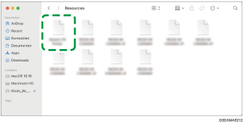 Illustratie stuurprogrammascherm